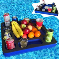 Table de jeux de piscine flottante Porte-boisson de plage Plateau de bain à remous Station de rafraîchissement de baignoire
