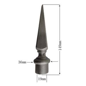 Dekoratif ferforje kapı çit dökme demir <span class=keywords><strong>spears</strong></span> ve finials - Product Image 5