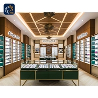Éclairage LED moderne pour magasins de détail, étagères murales, service tout-en-un, aménagement intérieur de magasin d'optique