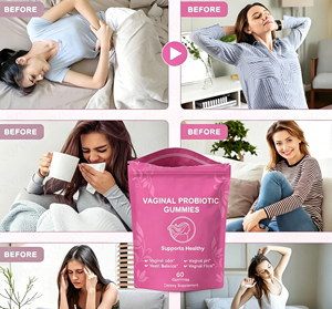 Gomitas Probióticas Vaginales para una Flora Equilibrada y Frescura, <span class=keywords><strong>Sin</strong></span> <span class=keywords><strong>Gluten</strong></span>, <span class=keywords><strong>Sin</strong></span> OMG, Suplemento Probiótico para el Cuidado Íntimo Femenino - Product Image 3