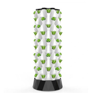 Tour de jardin verticale hydroponique Grandes jardinières empilables à 5 niveaux 20 sites de plantes avec apport en nutriments <span class=keywords><strong>Coco</strong></span> Coir et réservoir - Product Image 1