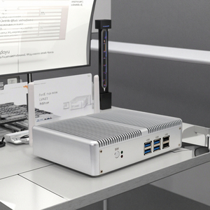 Barebone-Mini pc de bolsillo Sin ventilador, ordenador de escritorio para oficina, NUC i3 6006U 7167U - Product Image 4