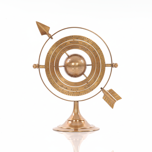 <b>Brass</b> Armillary Celestial Sphere <b>Ornament</b> for Decorative Display 17.8Lx14Wx21.6H cm - Product Image 1