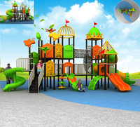 Parc de jeux pour enfants de la communauté résidentielle, jeux d'extérieur, toboggan combiné, toboggans en plastique pour l'école