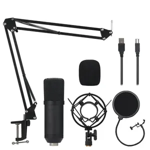 Grosir konferensi mikrofon stand meja-Mikrofon Studio Rekaman Wawancara Profesional, Peralatan dengan Dudukan Meja Dapat Disesuaikan