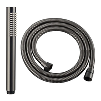 Pommeau de douche monocommande 3 fonctions en acier inoxydable brossé, avec noyau en céramique, contrôle thermostatique, haute pression, pour hôtel