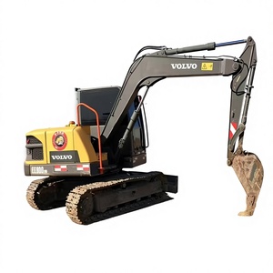 Excavadora Pequeña Usada Volvo de 8 Toneladas en Venta, Volvo EC80D, Volvo EC140, Maquinaria Excavadora Usada en Venta en Shanghái - Product Image 1