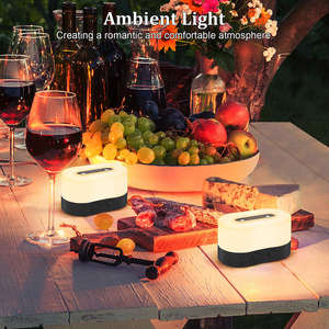 Lampade da Tavolo per Reception Hotel OEM/Ingrosso - Moderne Lampade di Lusso RGB con Paralume <span class=keywords><strong>a</strong></span> Tamburo, Alimentate <span class=keywords><strong>a</strong></span> Batteria, Design Magnetico Flessibile e Staccabile - Product Image 6