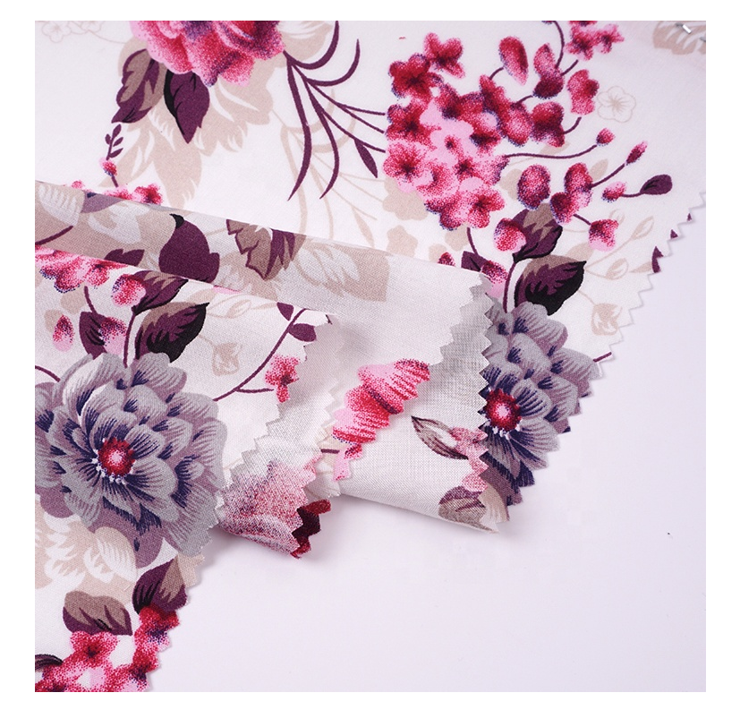 Новейший дизайн 45S * 45S качественная винтажная цветочная ткань цифровая печать вискоза Вискоза вискоза