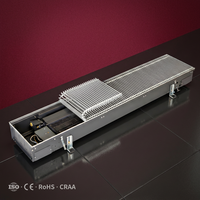 Convecteur de sol à 4 tuyaux avec chauffage et refroidissement simultanés pour bâtiment commercial à mur rideau