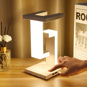 Lámpara de mesa LED moderna con Control táctil, carga inalámbrica, luz Variable, levitación magnética, lámpara de mesa antigravedad - Product Image 2