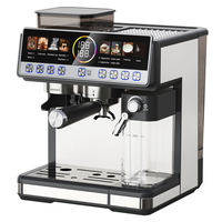 Cafetera Espresso Anbolife de 20 Bares con Molinillo Integrado, Cafetera Todo en Uno, Preparación Silenciosa, Diseño Compacto