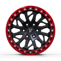 Rines de Aleación de Aluminio Forjados a Medida 17X8 18X8.5 6X139.7 5x150 5x127 6x135 para SUV, Camioneta, Vehículo Todoterreno 4x4, Ruedas Beadlock