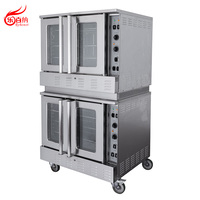 Horno de Convección a Gas de Doble Plataforma de Uso Comercial, Certificado por ETL, Equipo de Panadería para Cocinas Comerciales (GCO511S)