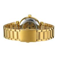 Top Marke Luxus WINNER SLZb57 Automatische mechanische Herren uhr Royal Skeleton Design Glas zifferblatt Zeiger Großhandel Drops hip