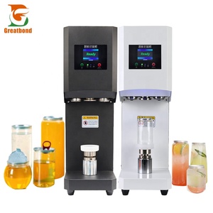 Factory Wholesale Semi-<b>Automatic</b> Non-rotating Commercial Manual Soda Beer Can Seamer Tin Sealer Beverage Bottles Sealing <b>Machine</b> - Product Image 1