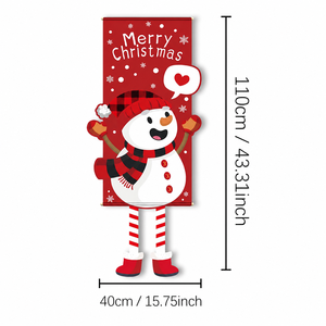 Striscione Natalizio da Veranda di Alta Qualità, Stile Americano, Bandiera Decorativa Unica con Gambe, Design Creativo con Stampa Cartoon - Product Image 6