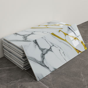 Panneaux Muraux Adhésifs en Mousse <span class=keywords><strong>PVC</strong></span> Imperméables Effet Marbre pour Cuisines, Salles <span class=keywords><strong>de</strong></span> <span class=keywords><strong>Bain</strong></span>, Salons et Murs TV - Product Image 2