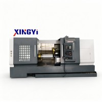 Torno CNC Horizontal TCK63 para Mecanizado de Ejes, Diámetro del Husillo de 200 mm, Torno de Metal de Alta Resistencia, Venta al por Mayor de Fábrica