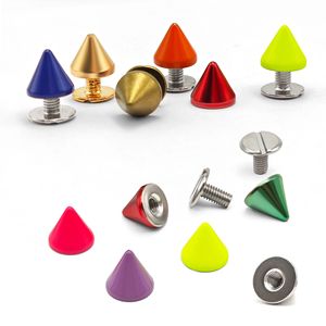 Remaches cónicos de cobre 8x7.5mm chapados, duraderos para prendas y calzado - Product Image 2