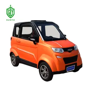 wholesale family electric solar cars with high speed vehicle customized 5 passenger car