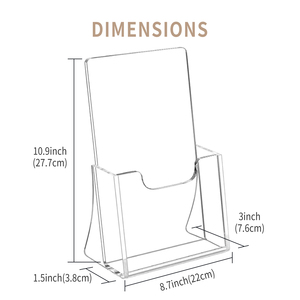 Linh hoạt Acrylic <span class=keywords><strong>Countertop</strong></span> Organizer PMMA Văn Học hiển thị giá Flyer Brochure tập sách tập sách Tạp Chí đơn chủ - Product Image 2