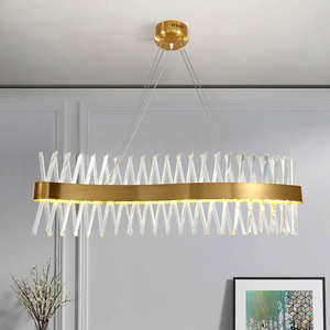 Suspension en cristal moderne Lampes de chambre à coucher or luxe luxueux lustres en cristal k9 - Product Image 2