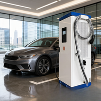 Nueva Estación de Carga Comercial para Vehículos Eléctricos 240-400kW CCS2 Gun OCPP 1.6J, Solución de Estacionamiento para Flotas con Conector Dual Independiente TA-DC-FX