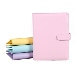 Personalizado de cuero de la PU, estilo coreano, las existencias kawaii color A5 A6 anillo planificador de cuero portátil - Product Image 6