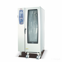 Four combiné numérique électrique en acier inoxydable à 20 niveaux - Four à cuisson et vapeur commercial pour restaurants/hôtels 380V, nettoyage facile