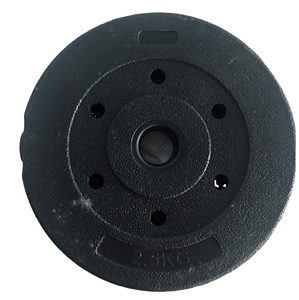 Wholesale <b>Cheap</b> PVC Dumbbell Grip Plate Black 0.5-10kg & Home Use Eco-Friendly - Product Image 1