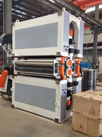 Machine à poncer le bois à double face de haute précision, ponceuse de calibrage de surface robuste, finition lisse, outil de rabotage du bois