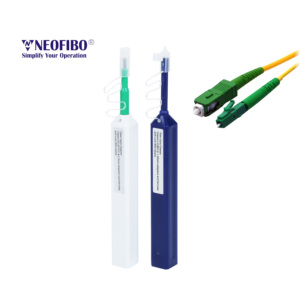 Neofibo LC-125-C LC Stylo de nettoyage pour cordon de raccordement optique, outil de nettoyage de connecteur de fibre optique, stylo de nettoyage de fibre optique à un clic - Product Image 1