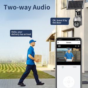 Q61A 4G telecamera solare supporto umanoide rilevamento allarme acustico e visivo/intelligente tracciamento mobile/audio bidirezionale - Product Image 4
