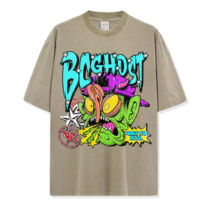 Custom Made Wholesale Printed Casual Street <b>Hip</b>-hop Style Short-sleeve T-shirts - Product Image 3