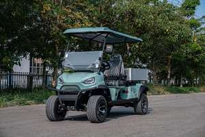 Carrello Elettrico Utilitario in Alluminio di Alta Qualità con 3-4 Posti, Tendenza 2024, Alta Altezza da Terra, 48V, 70-90km di Autonomia, in Offerta - Product Image 2