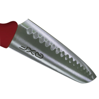 Ensemble de couteaux de cuisine avec manche en plastique coloré, nouveau Design de cuisine avec housse fourreau