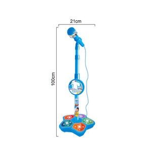 Microphone basse pour enfants en vente chaude avec support Machine à karaoké Chanson Instrument de <span class=keywords><strong>musique</strong></span> en plastique Jouet éducatif Cadeau d'anniversaire - Product Image 6