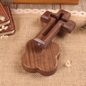 Madera Jerusalén Cruz de madera Cruces Decoración - Product Image 6