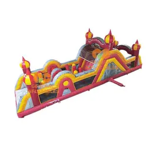 inflatable 41.3ft Long obstacle obstacle course Castle,supplier factory price for your party or event
