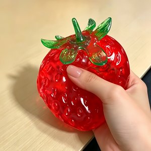 Juguete Sensorial Antiestrés de Vaselina con Forma de Fresa para Niños, Suave y Elástico, Regalo de Moda, Venta al Por Mayor de Fábrica - Product Image 1