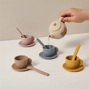 Recién llegado, juego de simulación educativo producido en fábrica, juguetes de cocina, juego de té de la tarde para niños pequeños, niños en edad preescolar, juguetes de madera para bebés - Product Image 4