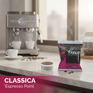 Set di 100 Capsule Toraldo Classica Compatibili con Espresso Point, Accessorio per Caffè e Tè, 0,13 Capsule/Capsula - Product Image 3