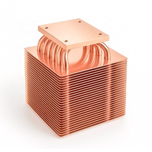 High Power 300W <strong>LED</strong> Heat Sink with Copper Heat Pipe Aluminum Fin Radiator Cooling <strong>Module</strong> for <strong>COB</strong> Chip Grow Light Industrial Lamp - Product Image 5