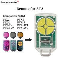 Télécommande compatible pour porte de garage PTX5 PTX-5 Tritran BND TB5 BD4 BD2