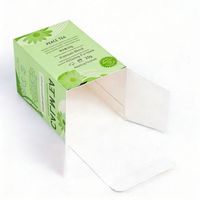 Caja de Embalaje de Té con Logotipo Personalizado, Moderna, Hecha con Materiales Reciclados, Autoarmable, con Fondo de Cierre Automático, de Cartón, para Regalos y Productos de Salud