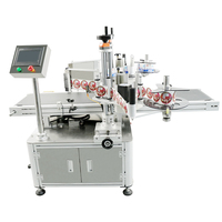 Machine d'étiquetage automatique électrique double face à écran tactile pour bouteilles, bocaux, boîtes, produits alimentaires, pharmaceutiques, cosmétiques, emballages e-commerce
