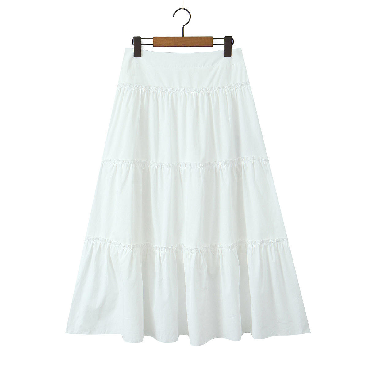 White midi skirt