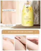 Gel Douche Hydratant et Nourrissant Bio à la Rose Parfumée Effervescente, Marque Blanche en Gros pour Usines, 1000ml