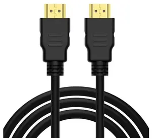 V1.4视频电缆镀金公对公hdmi 1080P 3D电缆，适用于高清电视0.5m 1m 1.5m 2m 3m 5m 10m 12m 15m 20m HDMI电缆黑色